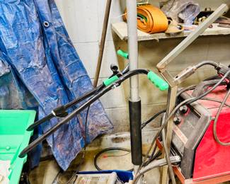 Lincoln Arc Welder and Floor Jack
