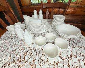 White Dish Set