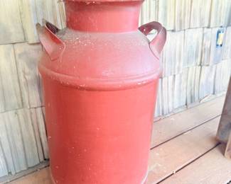 Vintage Metal Milk Can