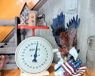 Antique Home Decor...Way Rite Scale, 25LB