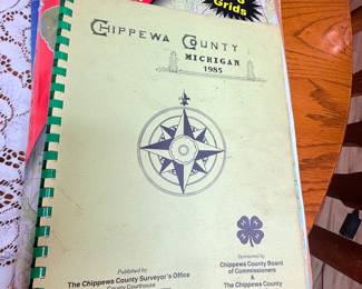 1985 Chippewa County Michigan Plat book  and South Carolina Atlas