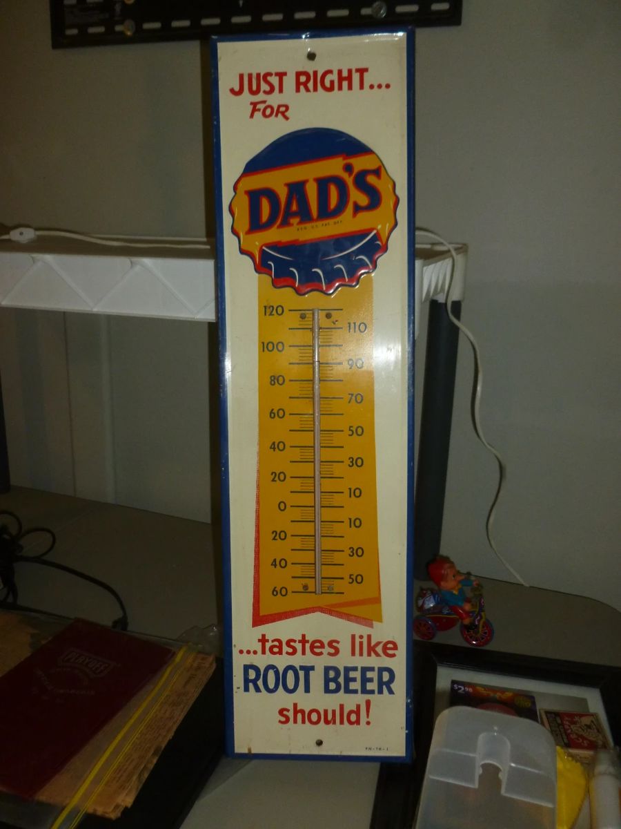 Vintage DAD's Root Beer Thermometer