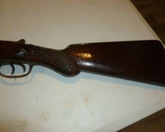 Vintage carved shotgun..watch for more details