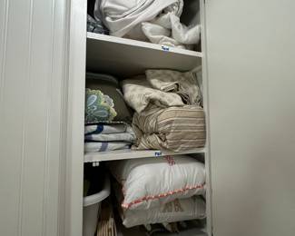 Towels - $2
Sheets -$2
Pillows -$2