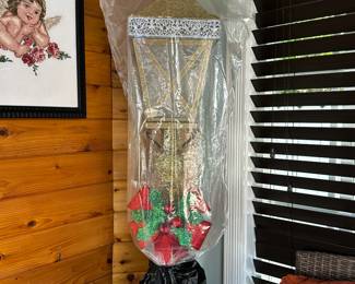 Large outdoor Christmas lantern light $28