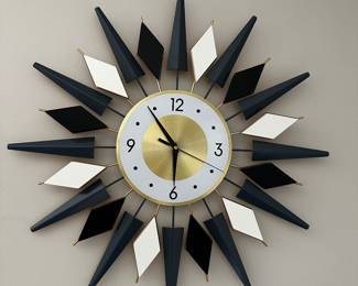 Retro wall clock $14