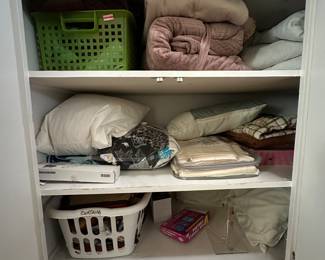 Towels - $2
Sheets -$2
Pillows -$2