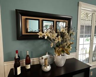 Wall mirror $15
Faux plant $12