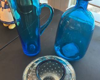 Lots of hand blown art glass