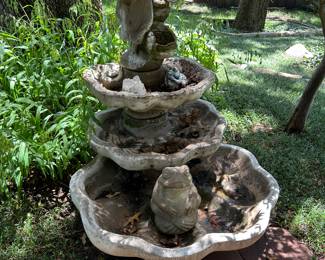 Large outside fountain
