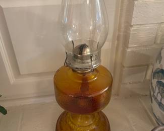 Vintage oil lamp