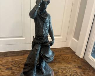 Large Michael Garman bronze sculpture