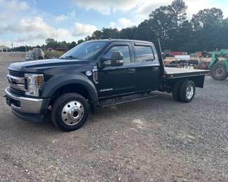 2019 F550 FORD FLATBED TRUCK