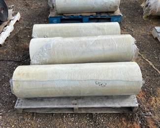 3 Rolls of OffWhite Rubber