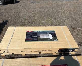 20x12 Livestock Metal Shed