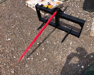 SKID STEER HAY SPEAR