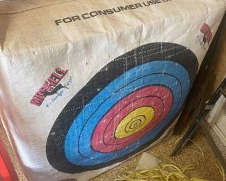 have archery target and may have some stuff that goes with