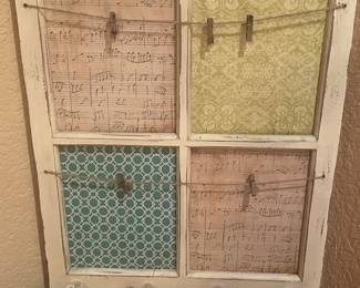 SHABBY CHIC - WINDOW DECOR GREAT DETAILS ON THIS ONE