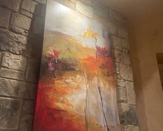 LOTS OF LARGE ART WORK FOR DECOR