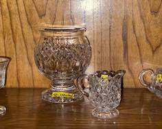 More pretties and a Waterford piece in the center