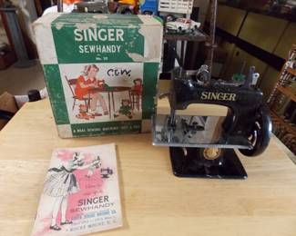 Vintage Singer toy sewing machine