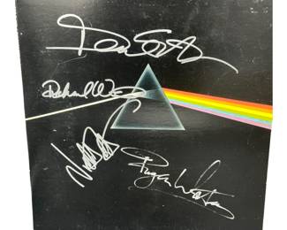 Pink Floyd Dark Side of the Moon Signed Lp