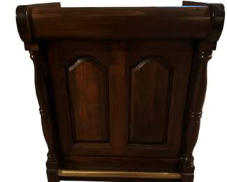 Vintage Mini Wood Bar