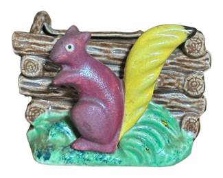 Occupied Japan Squirrel Planter