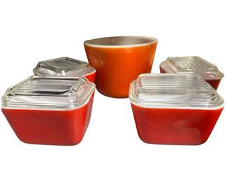 Vintage Red Pyrex