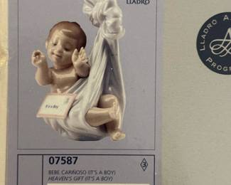 LLADRO Heavens Gift Its A Boy 07587