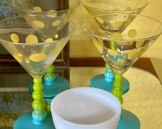 Martini glasses