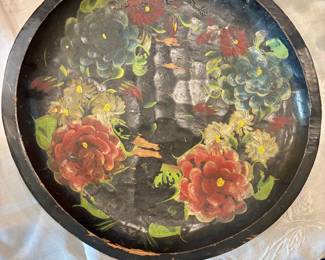 Hand painted tray