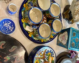 Colorful dishware
