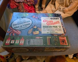 Vintage 1965 Mattel Thingmaker Creepy Crawlers Maker Pak #2 w/ Box & Molds
