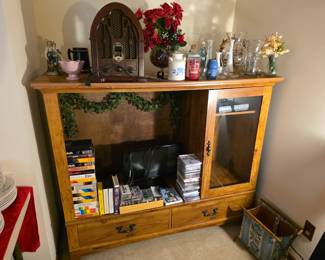 Entertainment center. 