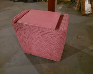 Vintage clothes hamper. 