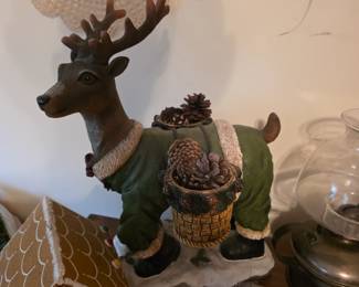 Vintage Ceramic Reindeer. 