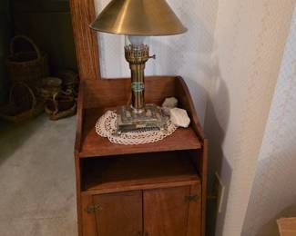 Vintage BRASS Paris ORIENT EXPRESS Istanbul Table Desk LAMP Railroad Claw Feet