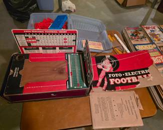 Antique photoelectric football game. 