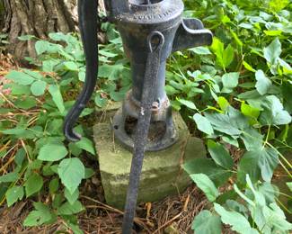 Cast iron well pump.