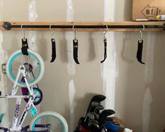 Storage Bar w/Hanging Straps