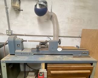 In the Barn
Rockwell International
Model 46-111
PART NO. 1088296
DATED 3-1-76
14/11 WOOD LATHE
+ INTRODUCTION BOOKLET