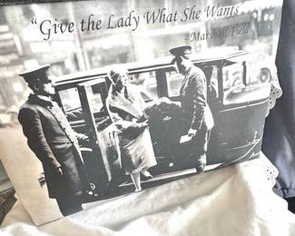 Vintage Marshall Field "Give the Lady What She Wants" Tote