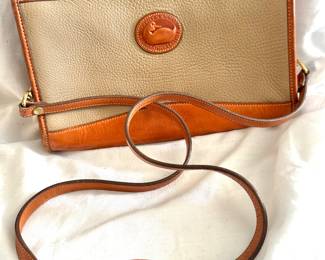 Vintage Dooney & Bourke All Weather Leather Crossbody Bag