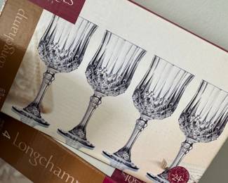 Cristal D’Arques Longchamp Crystal Glasses
