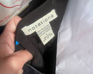 notations assorted clothing 
