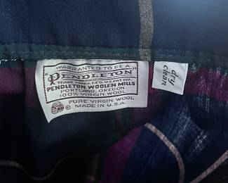 Vintage Pendleton clothing skirt