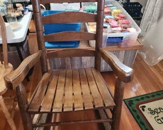 Solid Rocking chair