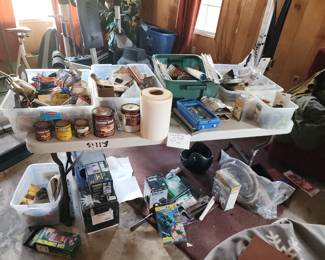random tools and garage items