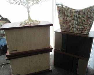3 sets of Bose speakers